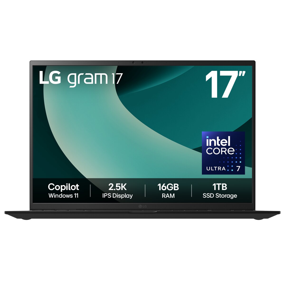 LG Gram LG gram 17Z90T-G 17 Hybrid AI Laptop - Intel® Core™ Ultra 7 255H, 1TB 17Z90T-G.AA78A1 image gallery 1